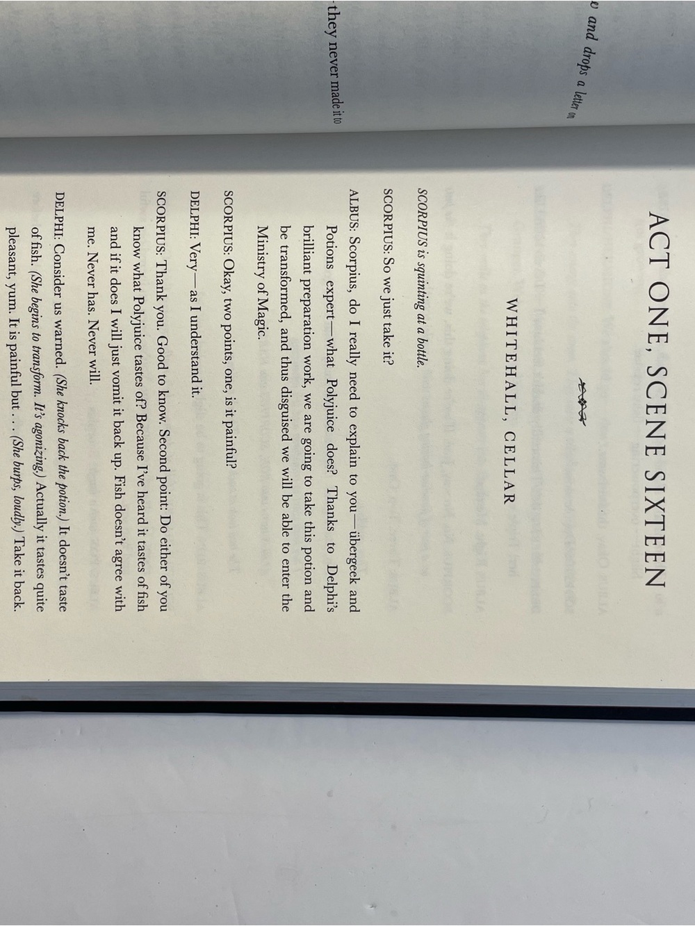 Harry Potter and the Cursed Child (Parts 1 & 2) – First Edition Hardcover Script - Picture 8 of 8